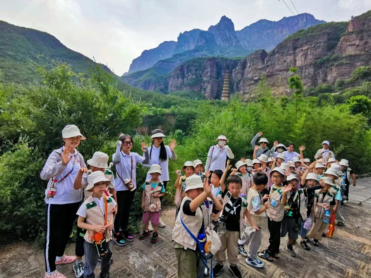 山水+太极！云台山迎来国际研学游团队！