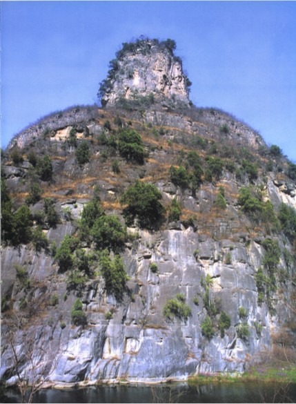 Giant Buddha rock