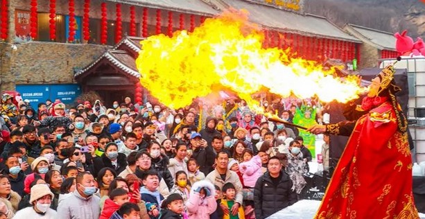 Record 250,000 visitors in 7 days! Yuntaishan welcome rabbit Spring Festival off